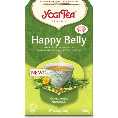 Yogi Tea HAPPY BELLY Lehké břicho BIO 17 x 1,8 g