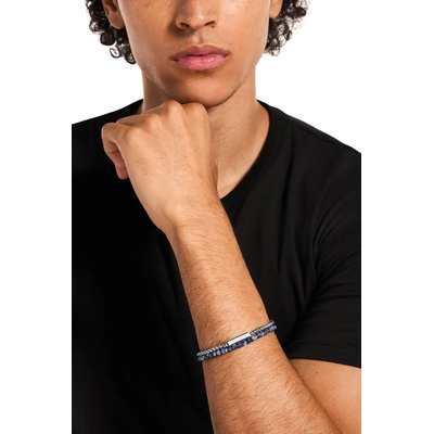 Emporio Armani мъжка гривна от неръждаема стомана със содалит Eagle Logo (EGS3323040)