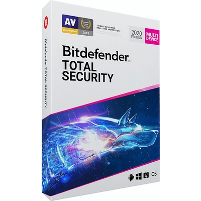 Bitdefender Total Security 2020 5 lic. 3 roky update (EL11913005)