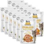 Brit Капсула BRIT Care Cat Sterilized Филета в сос с вкусен сьомга и риба тон 12 x 85 г