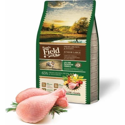 Sam's Field Low Grain Junior Large Chicken & Potato 2,5 kg
