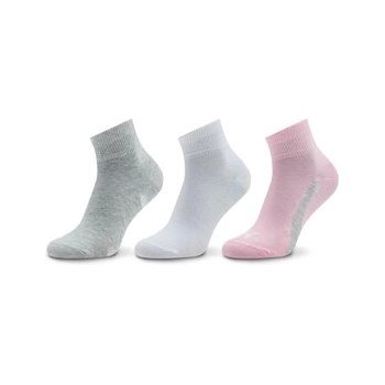 PUMA Комплект 3 чифта дълги чорапи мъжки Unisex Lifestyle Quarter 3P 907952 Бял (Unisex Lifestyle Quarter 3P 907952)