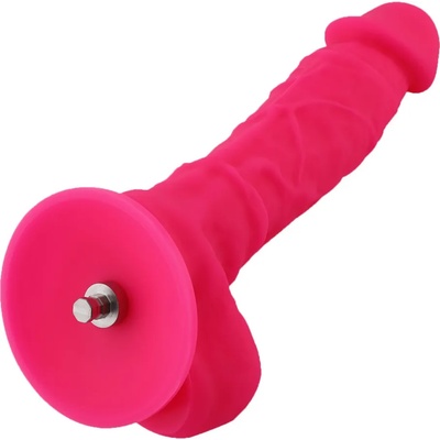 HISMITH HSA11 Dual Layer Silicone Dildo KlicLok Pink 17.5cm