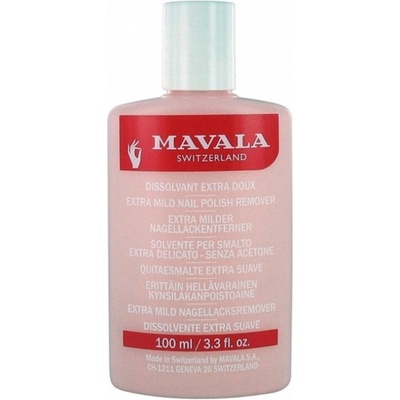 Mavala Extra Mild Nail Polish Remover extra jemný odlakovač na nechty bez acetonu 100 ml