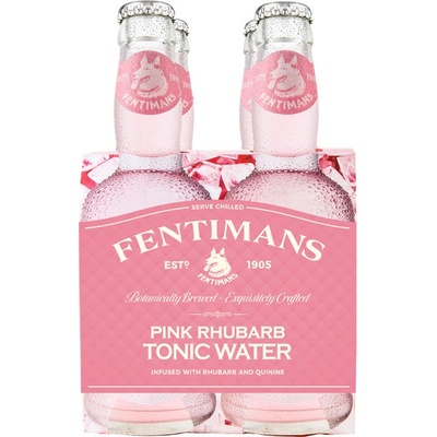 Fentimans Pink Rhubarb Tonic x 4 x 200 ml