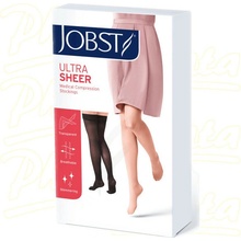 Jobst Opaque stehenní punčocha bez špice s lemem černá