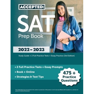 SAT Prep Book 2022-2023: Study Guide + 2 Full Practice Tests + Essay Practice [3rd Edition] CoxPaperback