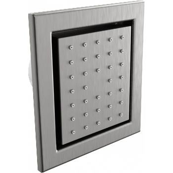 Mexen странична вградена дюза, графит - 79365-66 (79365-66)