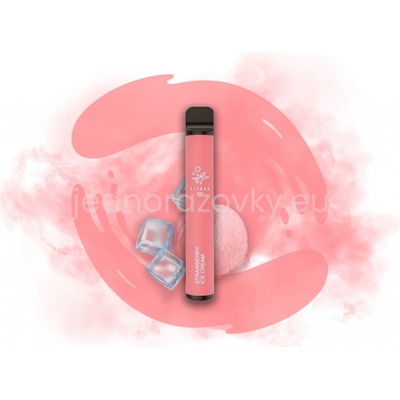Elf Bar 600 Strawberry Ice Cream 20 mg 600 potáhnutí – Hledejceny.cz