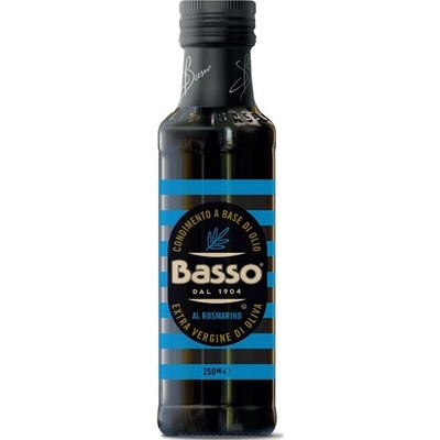 Basso Extra panenský olivový olej ochucený zálivka z olivového oleje s rozmarýnem 250 ml
