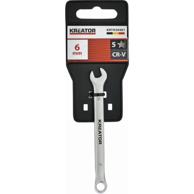 Kreator Oboustranný klíč očko/otevřený 6mm KRTH30401