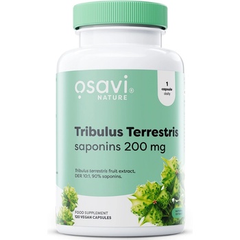 Osavi Tribulus Terrestris 200 mg Saponins, 120 Vegan Capsules
