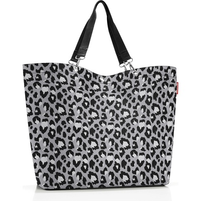 Reisenthel Чанта Shopper XL, сива, с принт леопард (ZU7080)