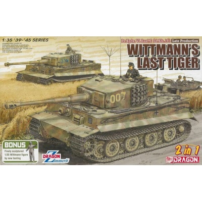 Dragon armor Model Kit tank 6800 WHITMANN'S LAST TIGER1:35