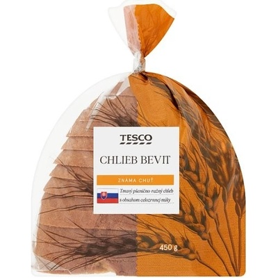 Tesco Bevit chlieb krájaný 450 g