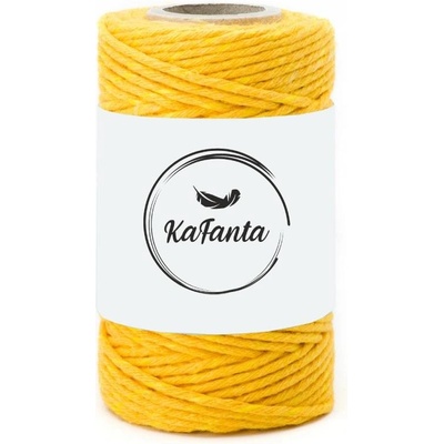 Macrame priadza KaFanta PREMIUM 2mm/50m - classic yellow