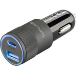 4smarts Автомобилна зарядна 4smarts Charger Rapid+ 27W Quick Charge PD, сива/ч (4SM000100)