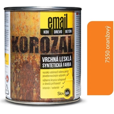 Slovlak Korozal Email 0,75 kg Oranžový