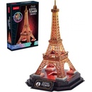 CUBICFUN 3D puzzle svítící Eiffelova věž 51 ks