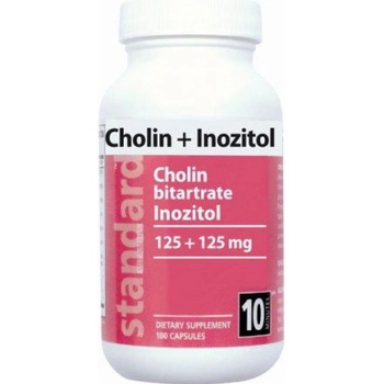NuLab Cholín Inozitol 125 mg 125 mg 100 kapsúl