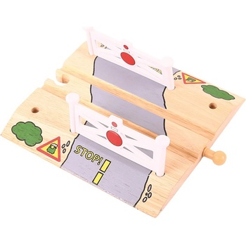 Bigjigs Železniční přejezd s brankami