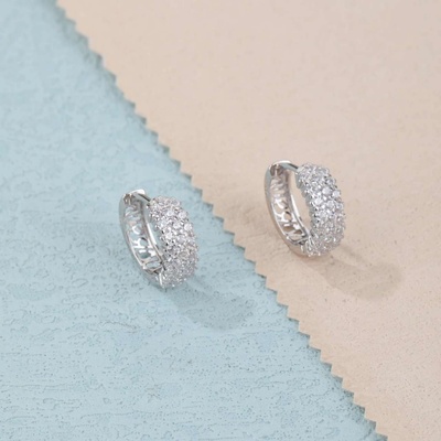 Jan Kos jewellery stříbrné náušnice MHT-2626/SW00