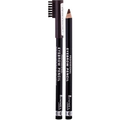 Rimmel London Professional Eyebrow Pencil молив за очи с четка 1.4 g нюанс 001 Dark Brown