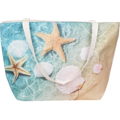 Плажна чанта с картина от морското дъно