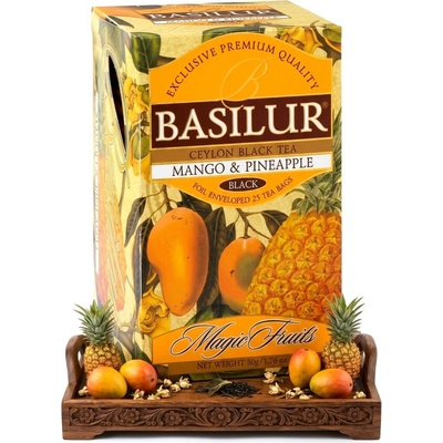 Basilur Mango & Peanapple Magic Fruit 25 x 2 g