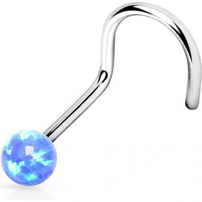 Steel Edge piercing do nosu SENOSE17 Modrá