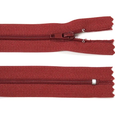 Spirálový zip no.3 nerozepínací 22cm - více barev color: 578 vínová