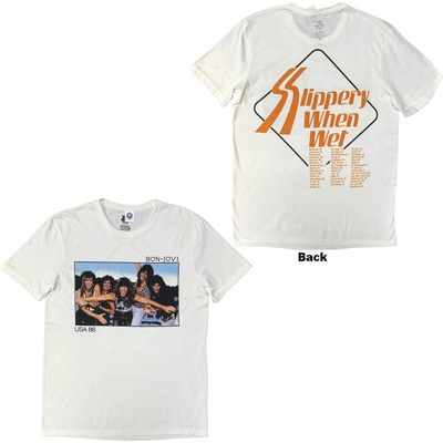 Bon Jovi USA '86 biela