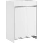 vidaXL Кабинет под мивка за баня Бяло 56 x 37, 5 x 81 см (890776)