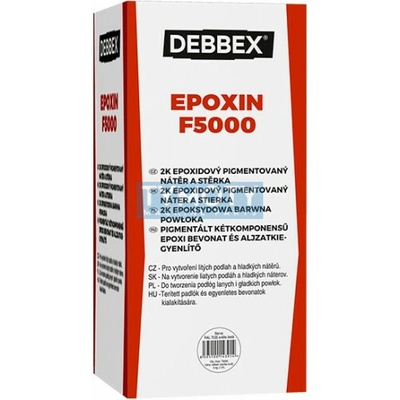 Debbex EPOXIN F5000 - 6 kg svetlomodrá RAL 5012. sada plechoviek