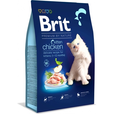 Brit Premium by Nature Kitten Chicken 8 kg – Zbozi.Blesk.cz