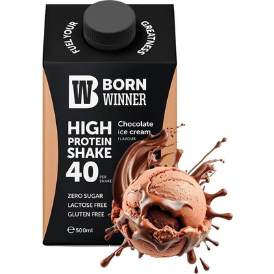 Born Winner Протеинов Шейк Шоколадов Сладолед