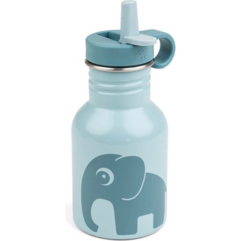 Done by Deer Elphee бутилка за вода със сламка, синя (1011342)