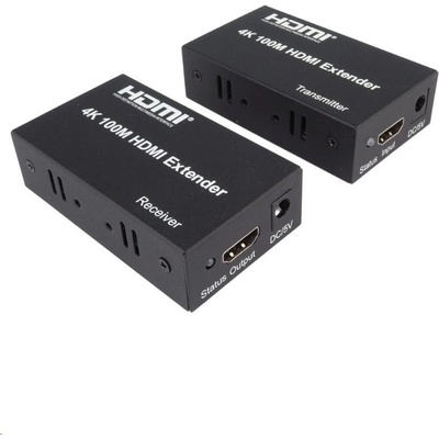 PremiumCord extender 4K HDMI na 100m přes jeden kabel Cat5e/Cat6