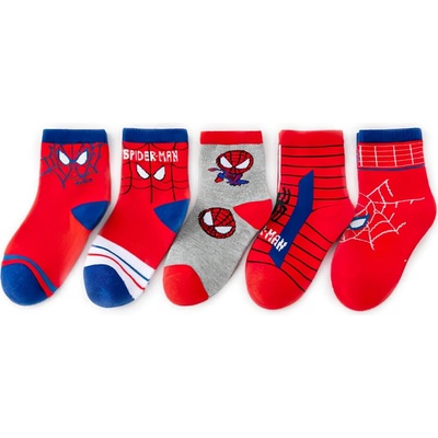 Snugs detské ponožky Spiderman 5 párov