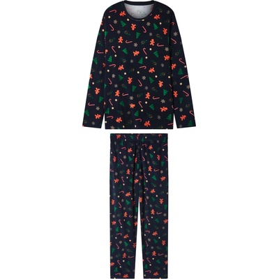 esmara Men pánské vánoční velurové pyžamo navy modrá – Zboží Dáma