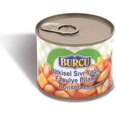Burcu Bílé fazole v rajčatové omáčce 200 g – Zboží Dáma