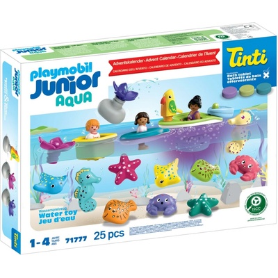 Playmobil JUNIOR & Tinti: Barevná koupací zábava adventní kalendář 2025