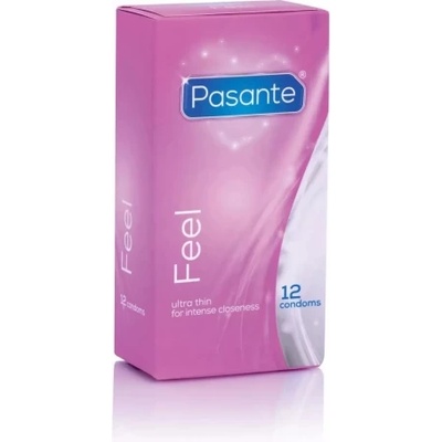 Pasante 12 бр. Тънки презервативи Pasante Sensitive Feel