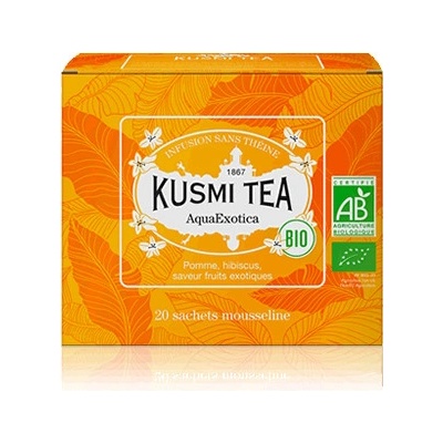 Kusmi Tea Porciovaný ovocný čaj AquaExotica Bio 20 vrecúšok