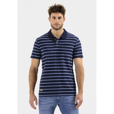 Camel Active Polo stripe indigo