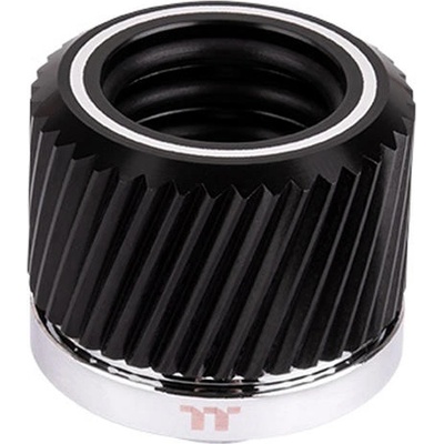Thermaltake Pacific SF Hard Tube 16mm OD Compression - Silver Black (CL-W389-CA16BL-A)