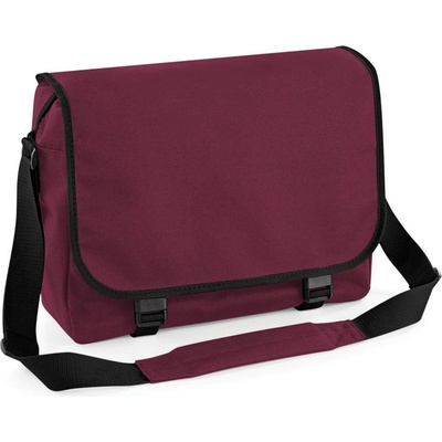 BagBase taška messenger BG21 Burgundová 11 l