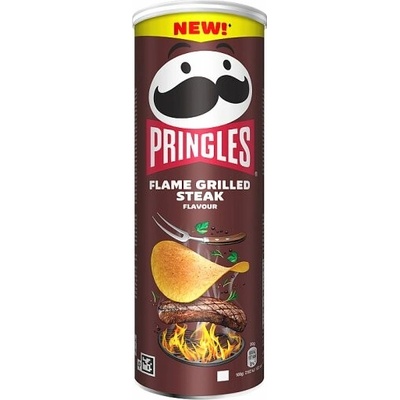 Pringles Chrumkavý ostrý snack s príchuťou steaku grilovaného 165 g