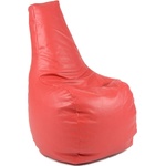 PUFRELAX Пуф, стол, 210л. , Sunlounger - Rosu, Еко кожа, Пълнеж от полистиролни перли (PUF-G-S-CR-RSU) - topmall