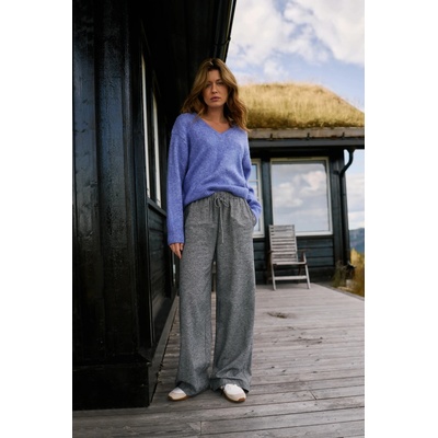 Moodo Сиви памучни широки панталони Moodo Moodo | Siv | ЖЕНИ | XXL